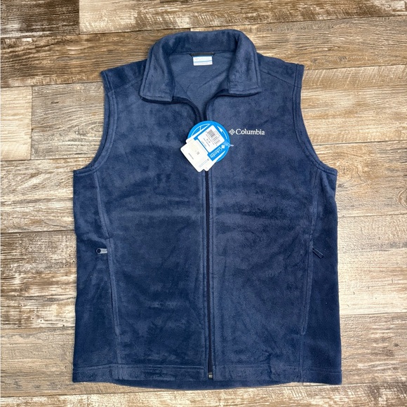 Columbia Other - Columbia Deep Blue Sleeveless Fleece Vest